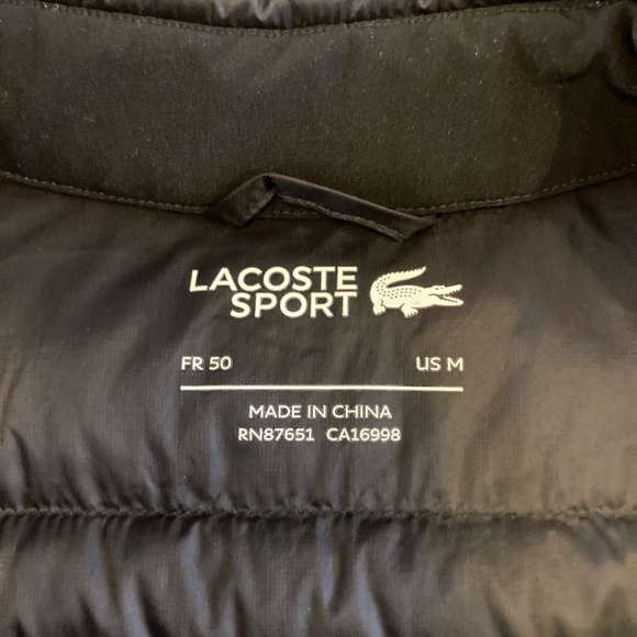 Lacoste Sport Windbreaker Puffer Jacket-Lightweight - Picture 5 of 6